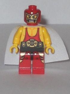 LEGO Minifigure-El Macho Wrestler-The LEGO Movie-TLM022-Creative Brick Builders